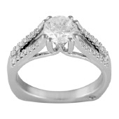 Women's Diamond Engagement Ring 5142 Woodridge Illinois