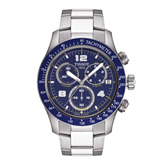 Tissot V8 Men's Blue Quartz Chronograph Watch
